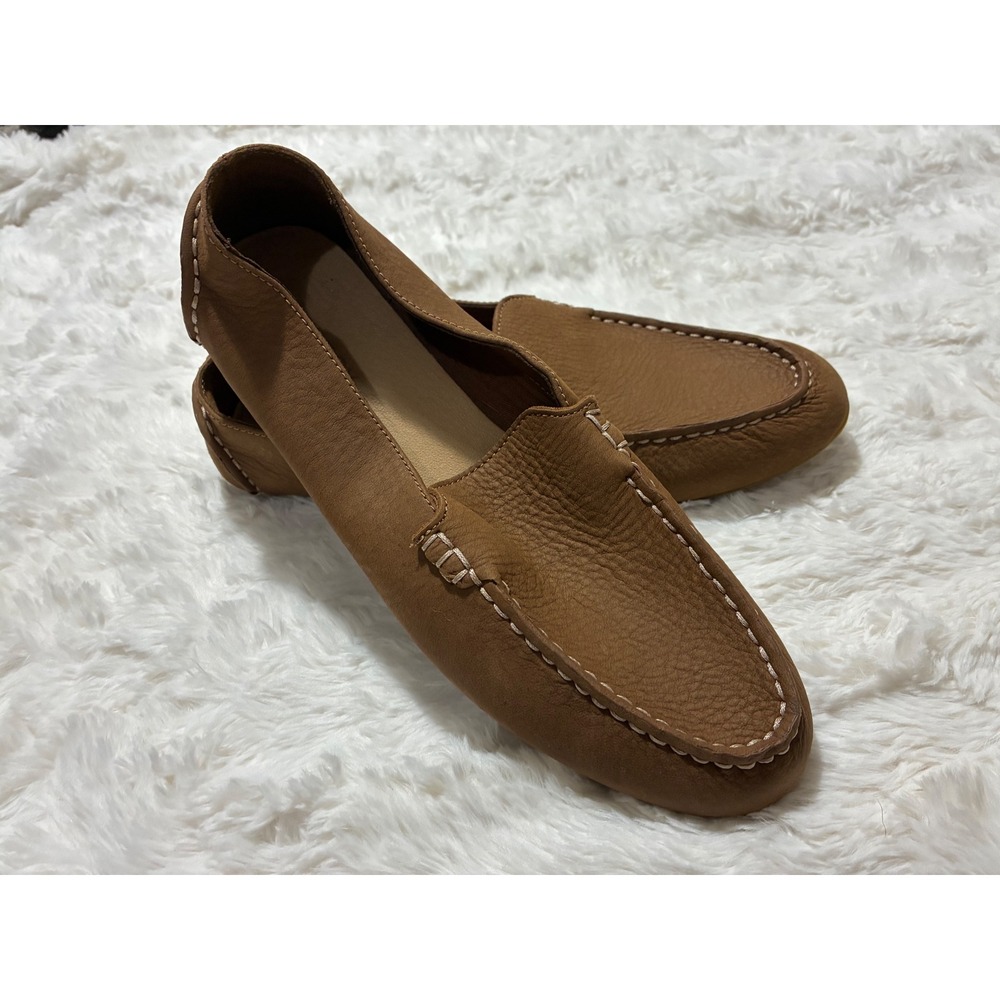 Sperry‎ Top-Sider Womens Tan Leather Driving Moccasins Loafers Size 9M NWOB $110